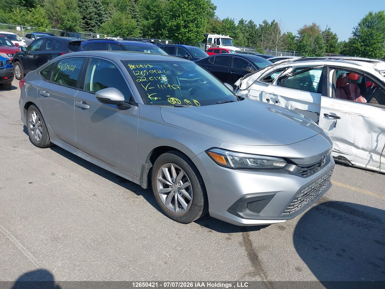 2HGFE2F33NH111767 · 2022 HONDA CIVIC EX