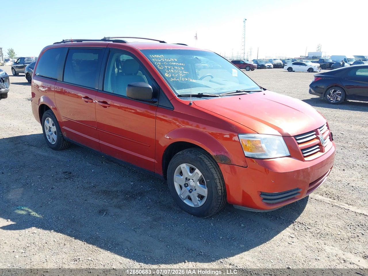 2D8HN44H08R772707 · 2008 DODGE GRAND CARAVAN SE