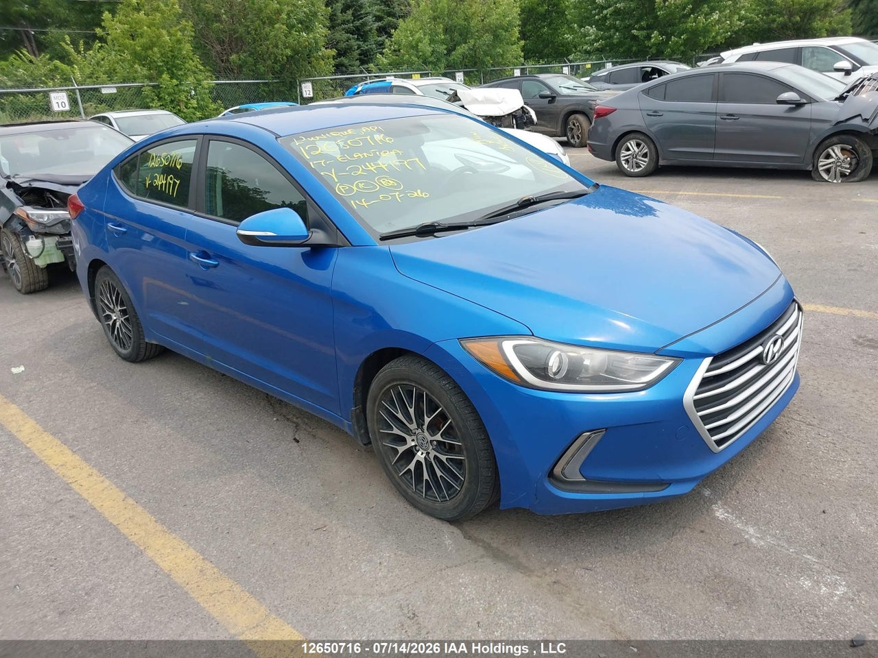 KMHD84LF0HU244197 · 2017 HYUNDAI ELANTRA GL
