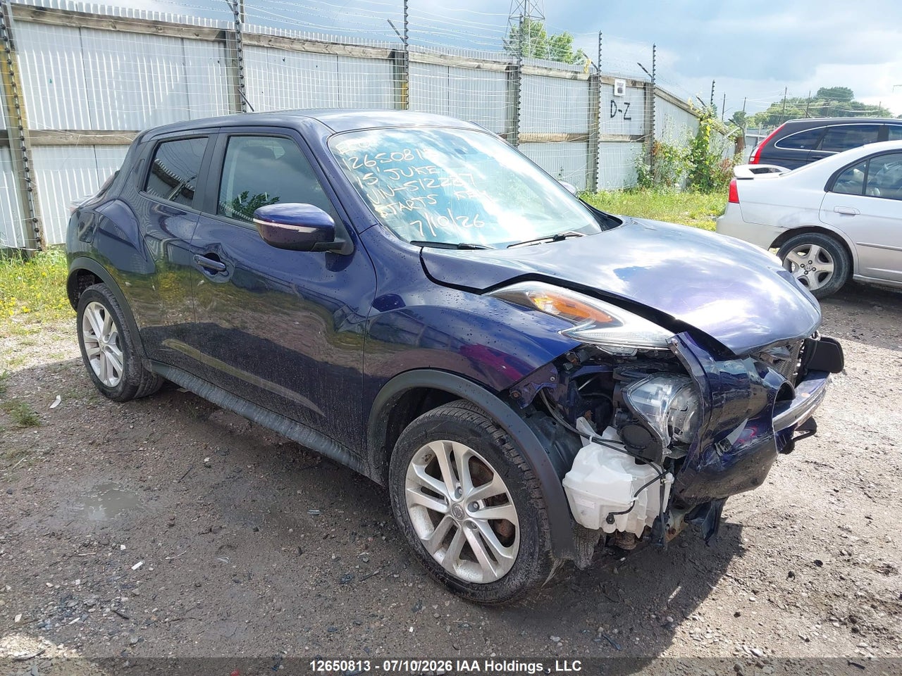 JN8AF5MR5FT512387 · 2015 NISSAN JUKE SV