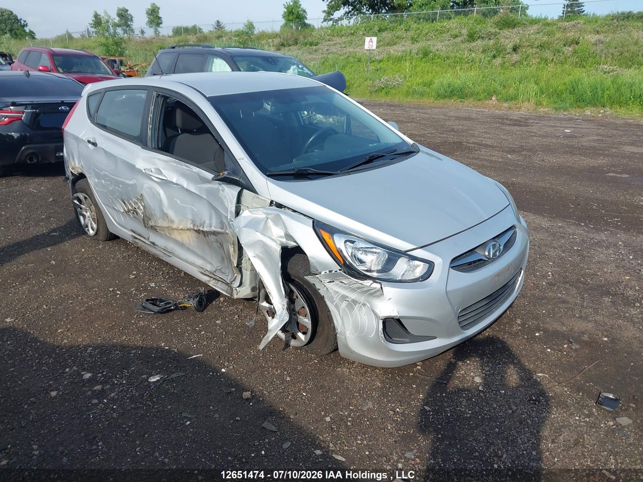 KMHCT5AE7EU174249 · 2014 HYUNDAI ACCENT GL