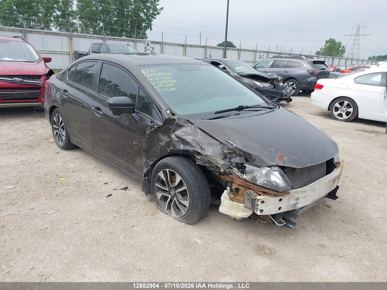 2HGFB2F59EH034137 · 2014 HONDA CIVIC EX 4DR