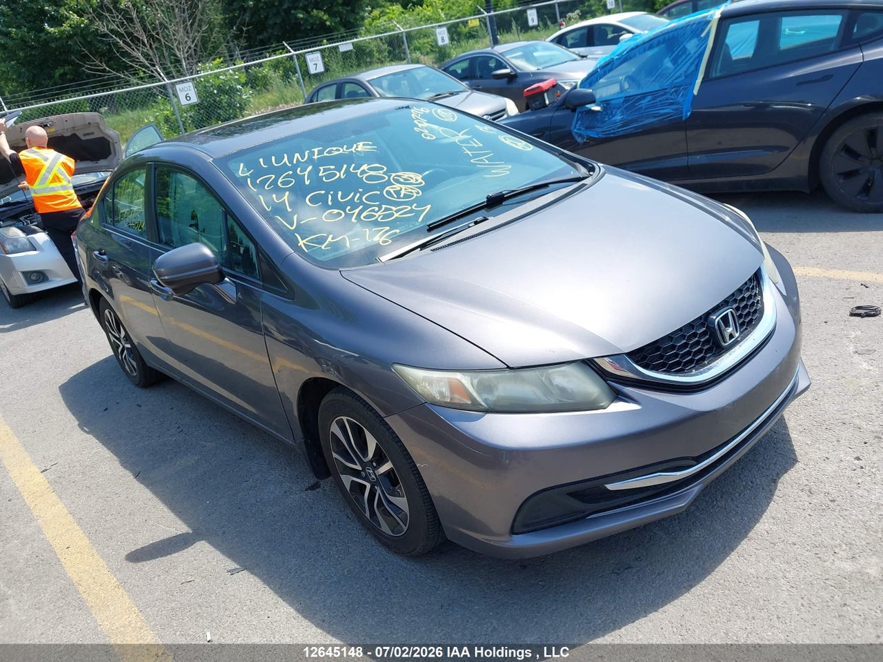 2HGFB2F5XEH046524 · 2014 HONDA CIVIC EX