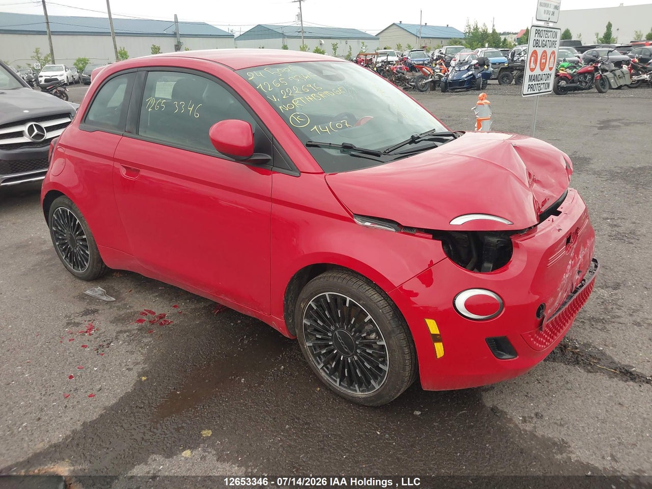 ZFAFFAA44RX222696 · 2024 FIAT 500 E RED