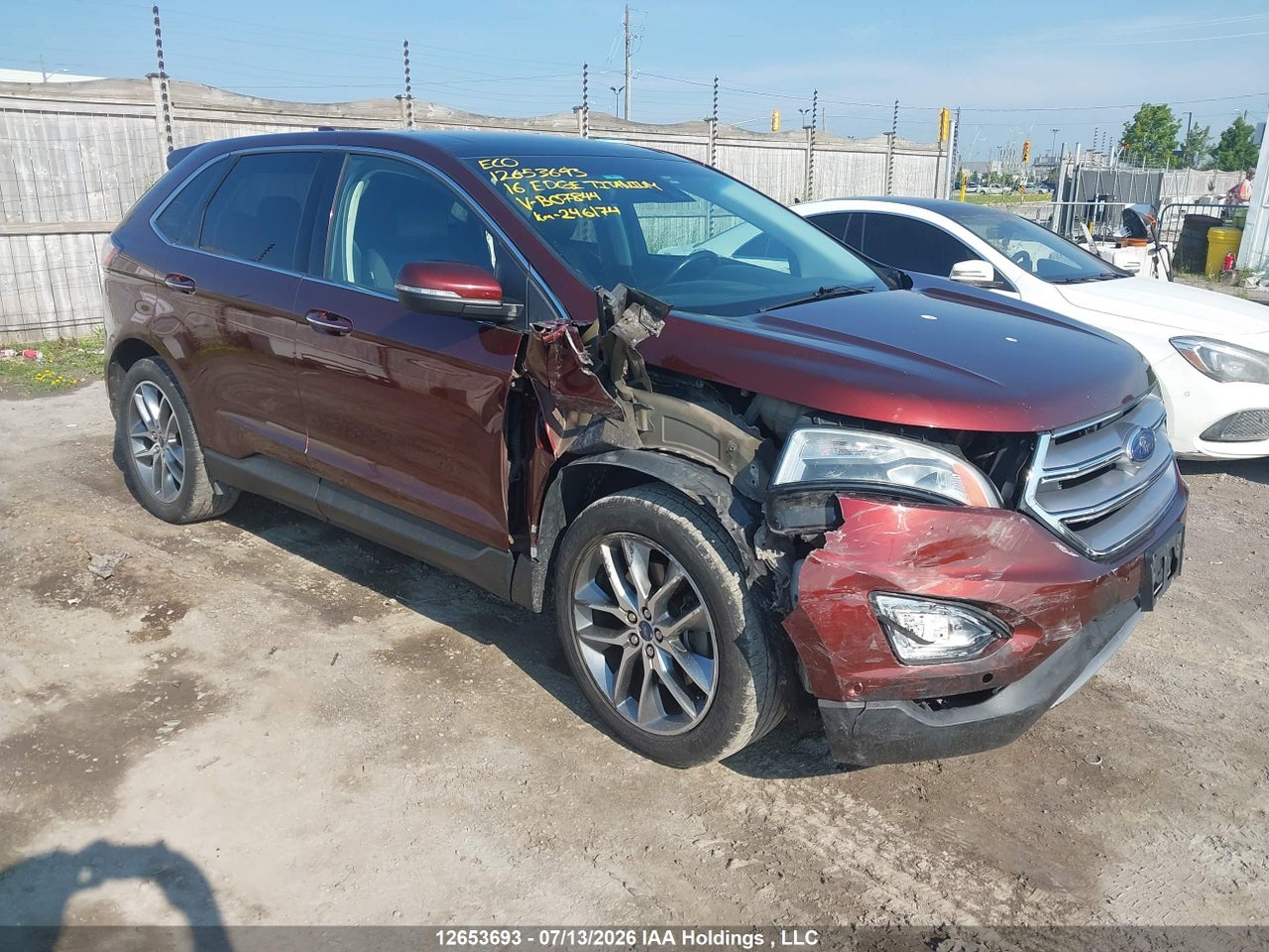 2FMPK4K85GBB07844 · 2016 FORD EDGE TITANIUM