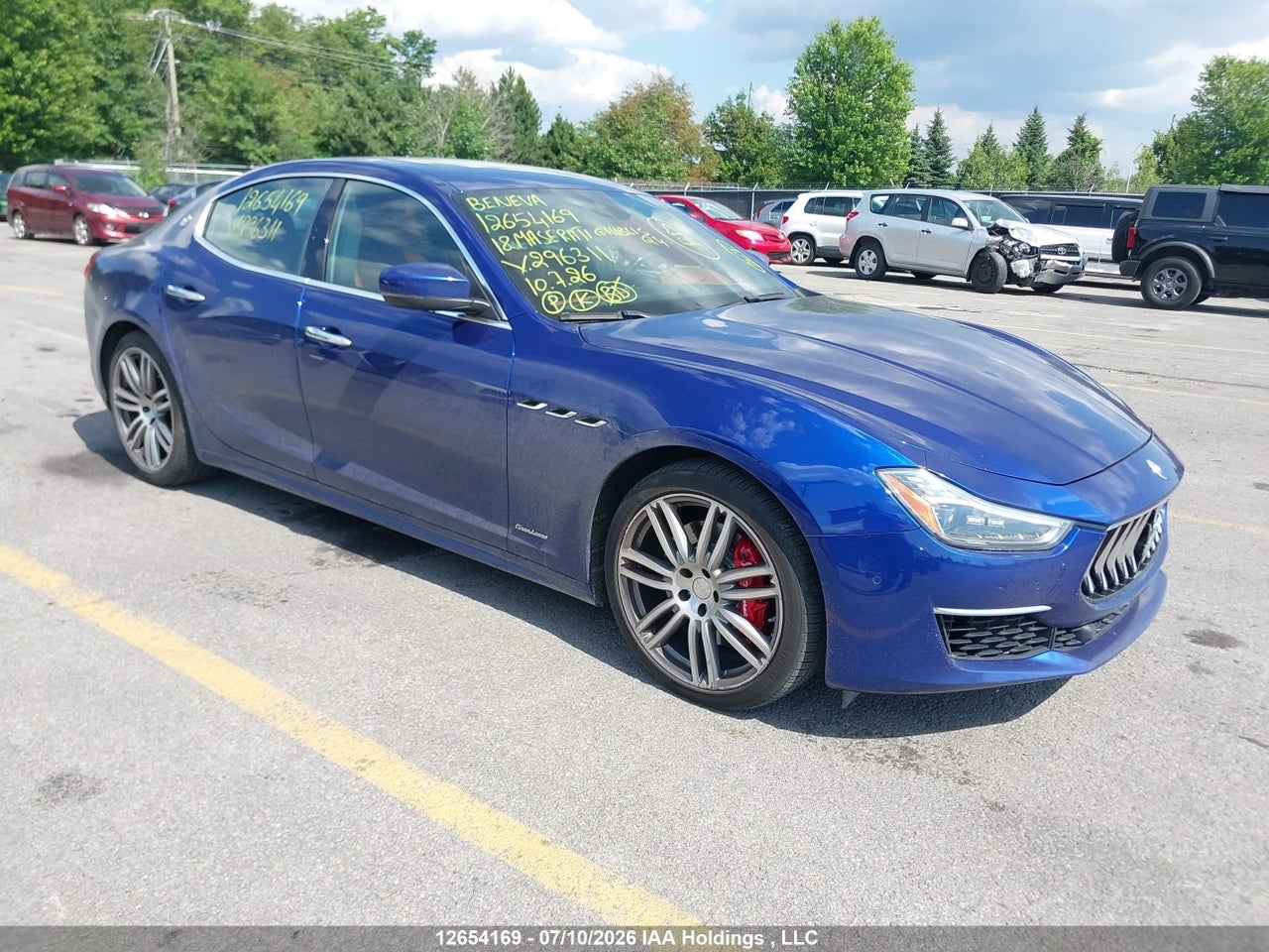 ZAM57YTL7J1296311 · 2018 MASERATI GHIBLI S Q4 GRANLUSSO