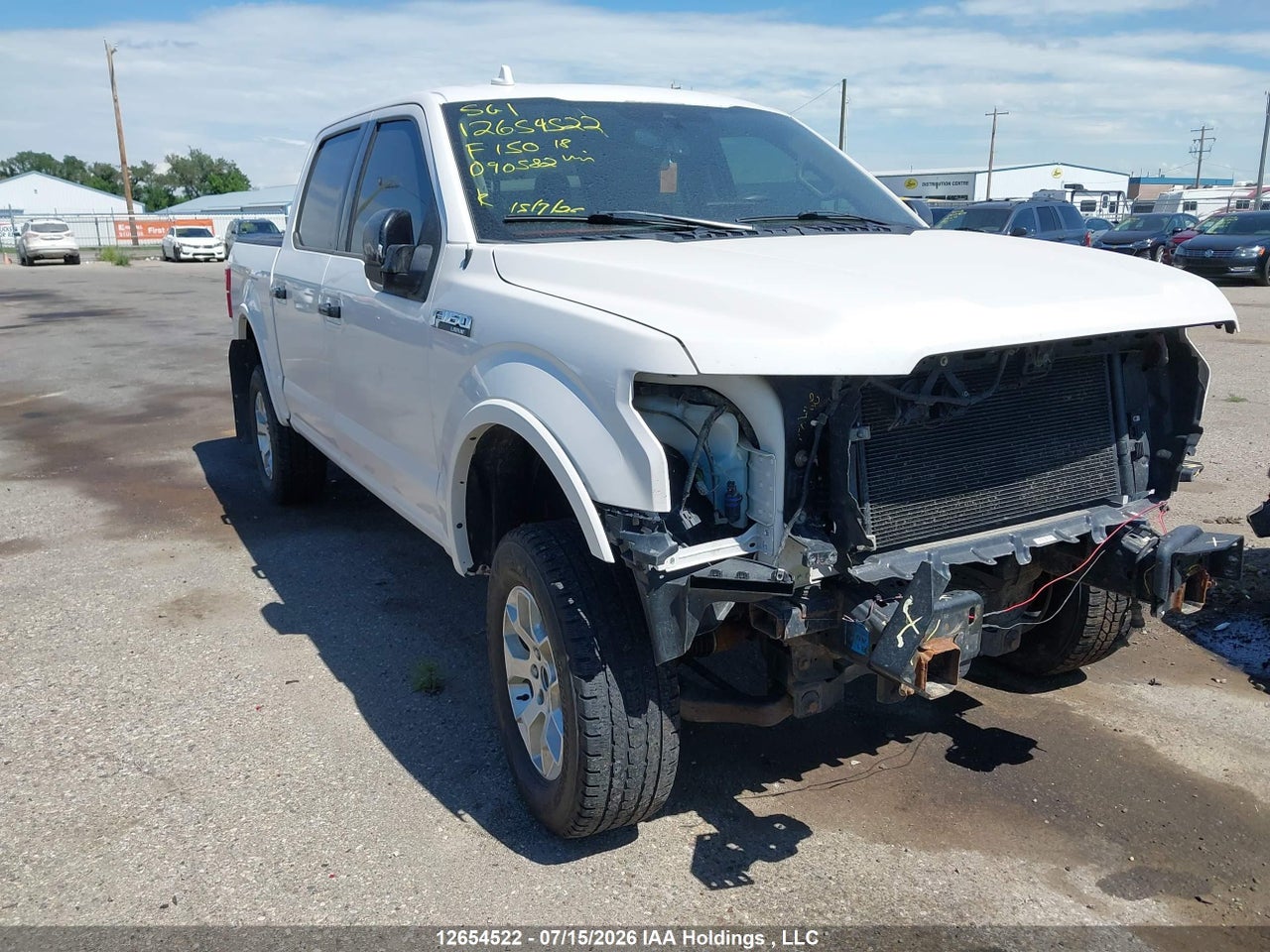 1FTEW1E55JKD90582 · 2018 FORD F-150 LARIAT