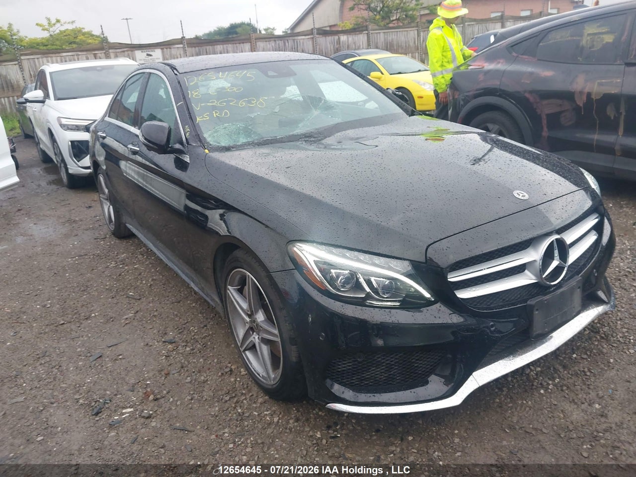 55SWF4KB8JU262638 · 2018 MERCEDES BENZ C 300 4MATIC