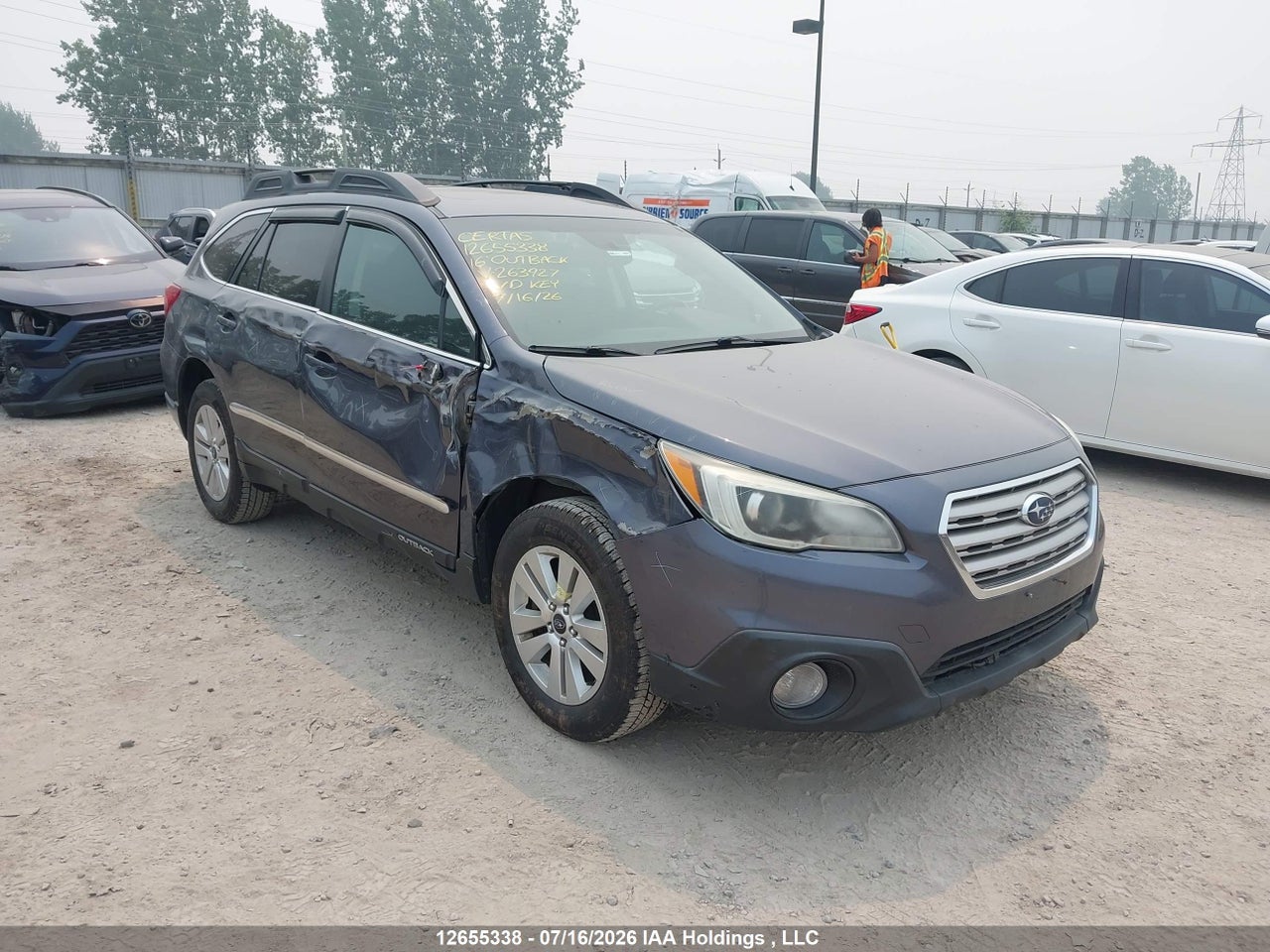 4S4BSCGC8G3263927 · 2016 SUBARU OUTBACK 2.5I PREMIUM