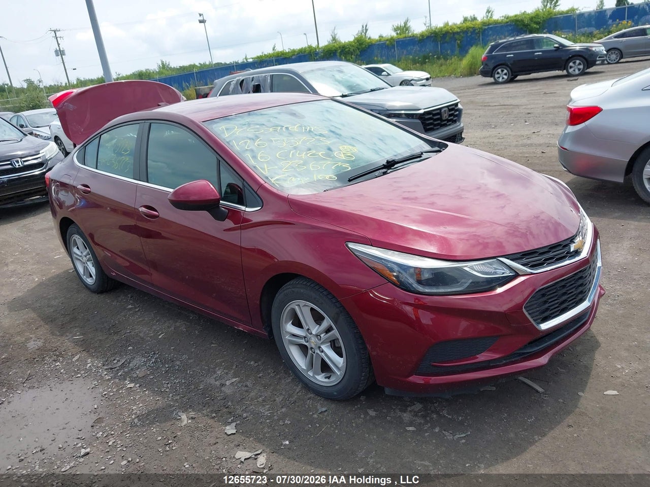 1G1BE5SM3G7236773 · 2016 CHEVROLET CRUZE LT