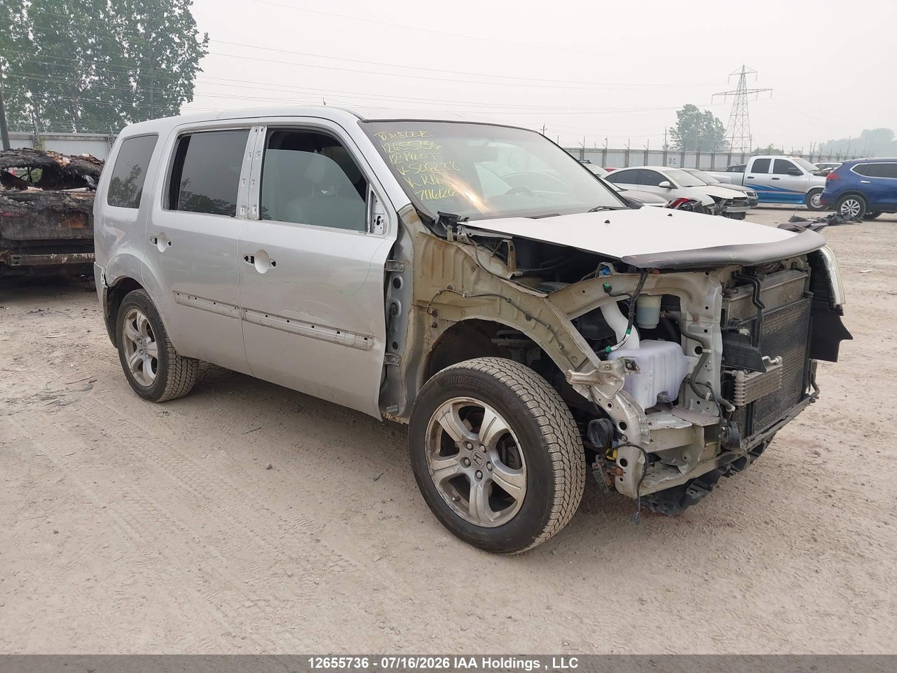 5FNYF4H53CB506288 · 2012 HONDA PILOT EX-L