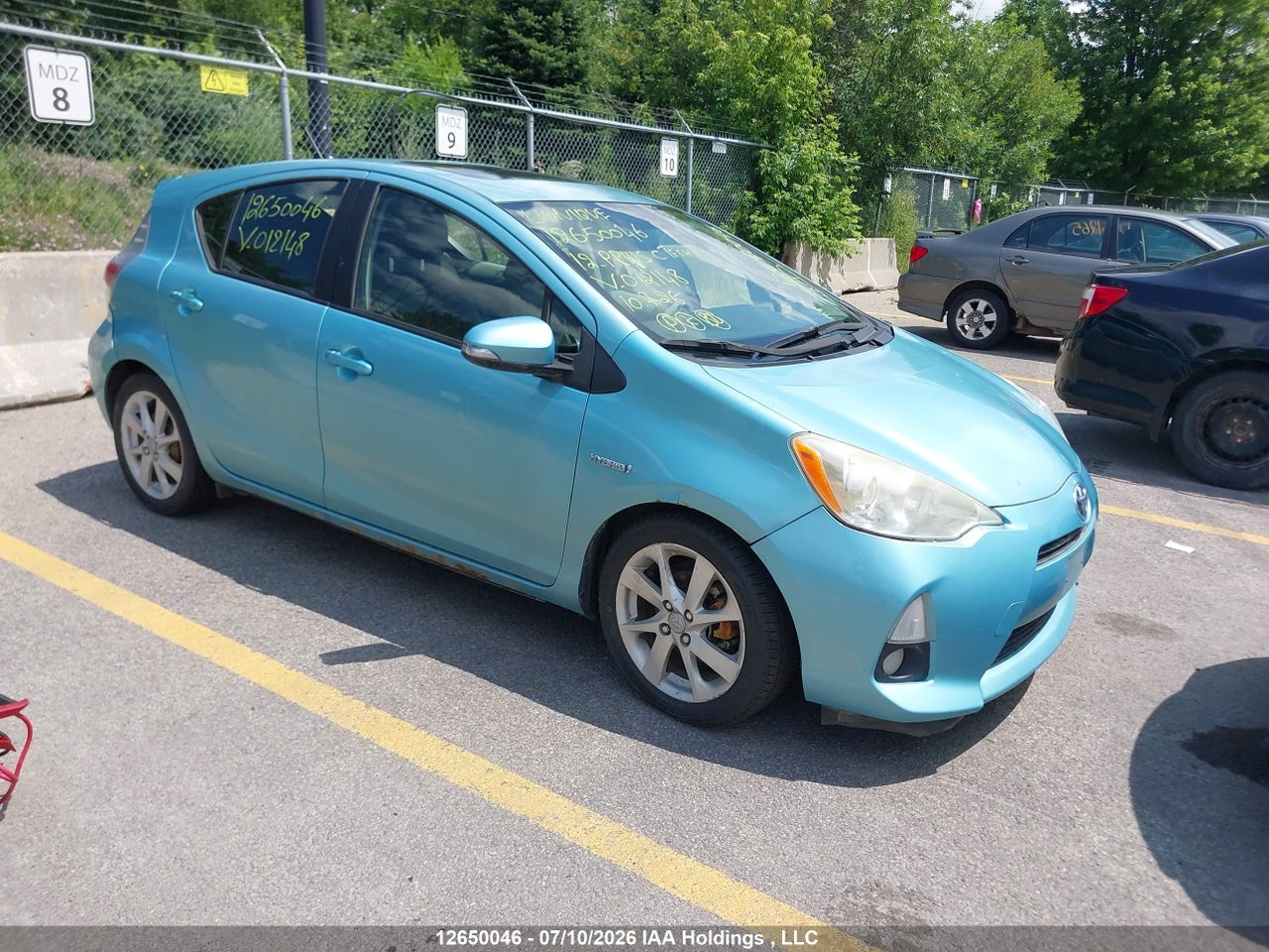 JTDKDTB37C1012148 · 2012 TOYOTA PRIUS C TECHNOLOGY · 1/12
