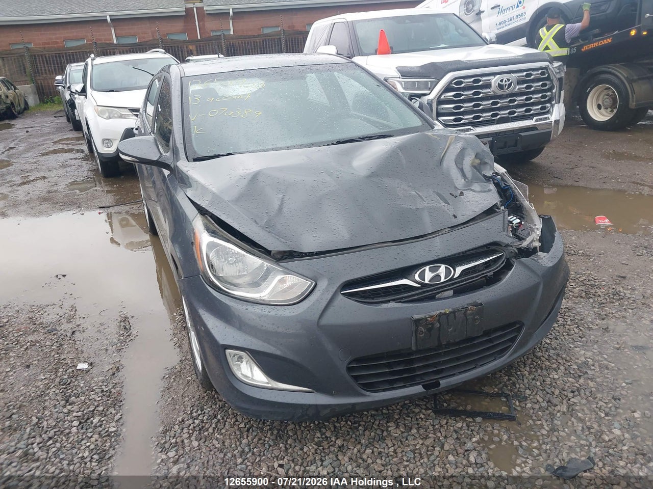 KMHCU5AE2DU070389 · 2013 HYUNDAI ACCENT GLS/SE