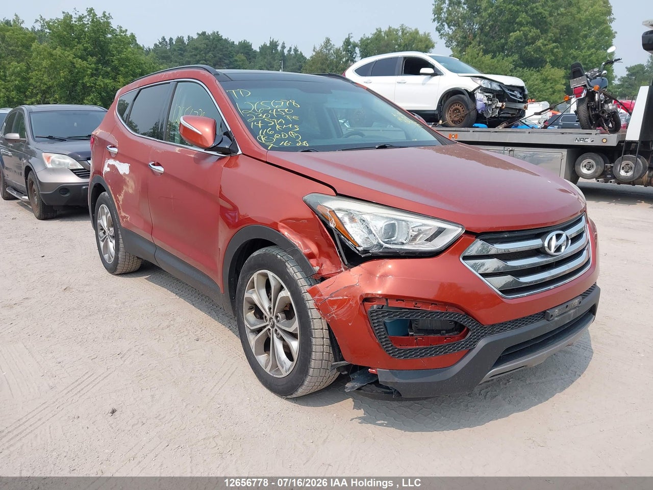 5XYZUDLA5EG230450 · 2014 HYUNDAI SANTA FE SPORT 2.0T SE · 1/12