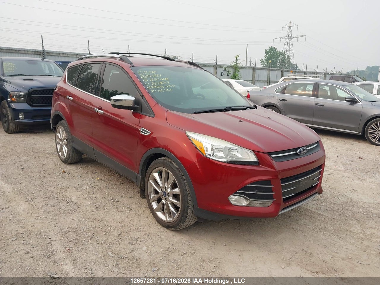 1FMCU0GXXFUB53017 · 2015 FORD ESCAPE SE