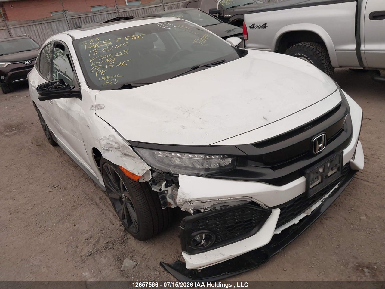 SHHFK7H96JU305228 · 2018 HONDA CIVIC SPORT TOURING · 1/12