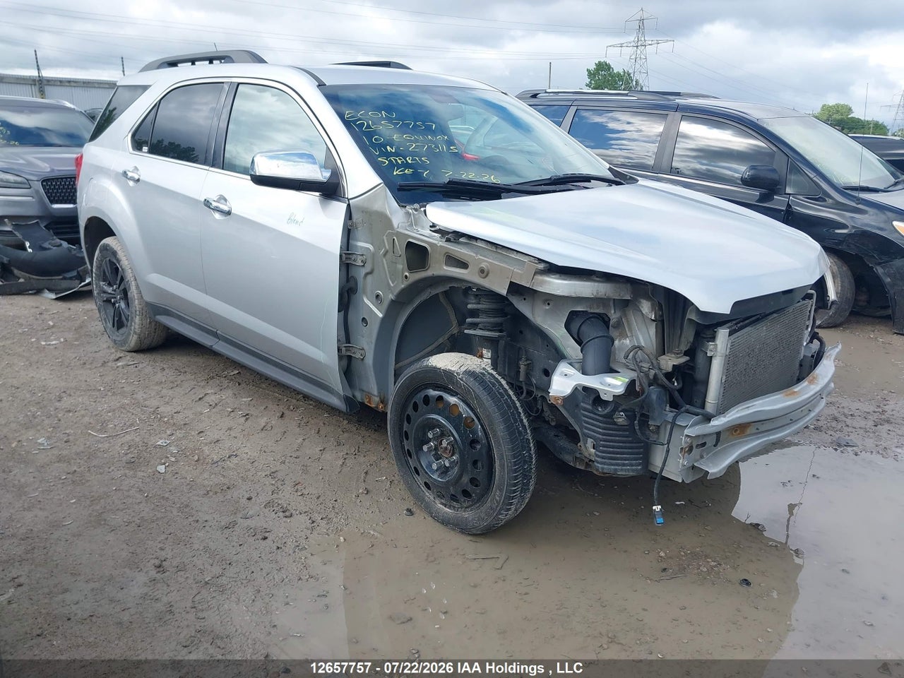 2CNALDEW3A6273115 · 2010 CHEVROLET EQUINOX LT