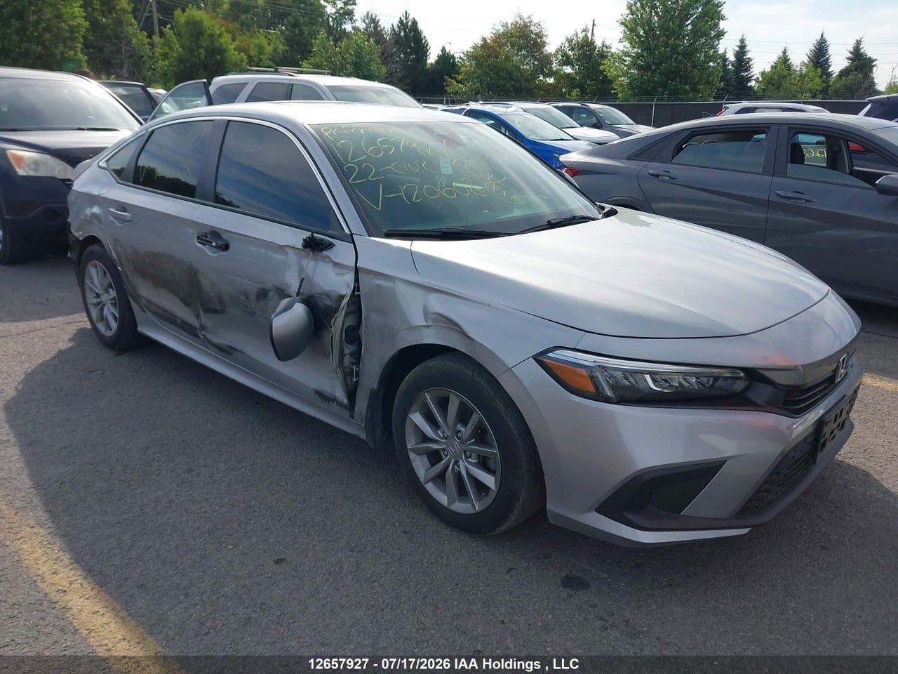2HGFE2F36NH120608 · 2022 HONDA CIVIC EX