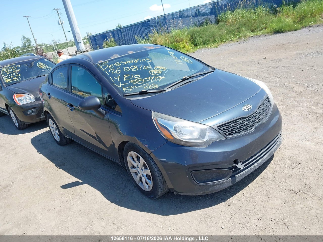 KNADM4A32E6380479 · 2014 KIA RIO LX