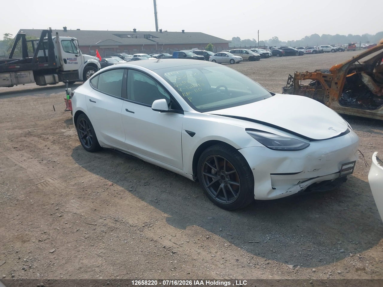 5YJ3E1EB9NF126493 · 2022 TESLA MODEL 3 LONG RANGE