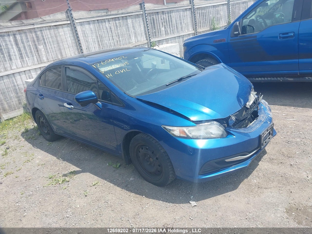 2HGFB2F51EH022015 · 2014 HONDA CIVIC EX · 1/12