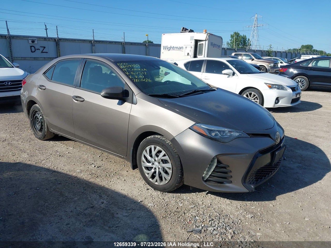 2T1BURHE1KC167512 · 2019 TOYOTA COROLLA SE