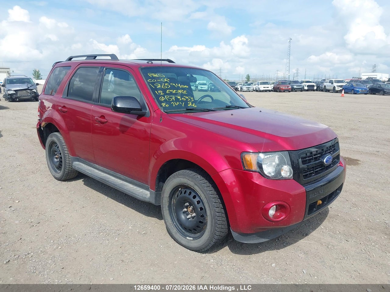 1FMCU9DG9CKB73033 · 2012 FORD ESCAPE XLT