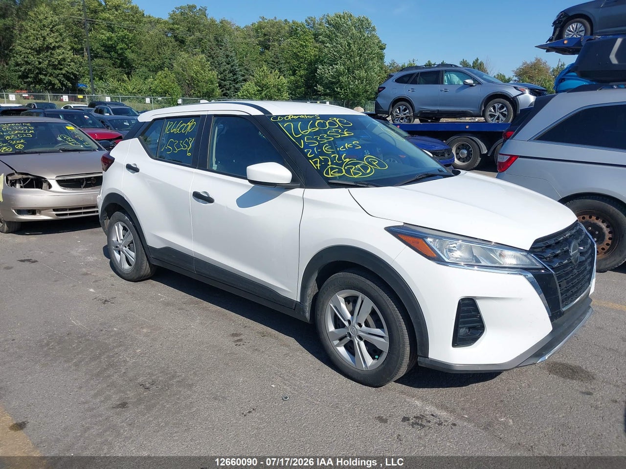 3N1CP5BV5ML533536 · 2021 NISSAN KICKS S