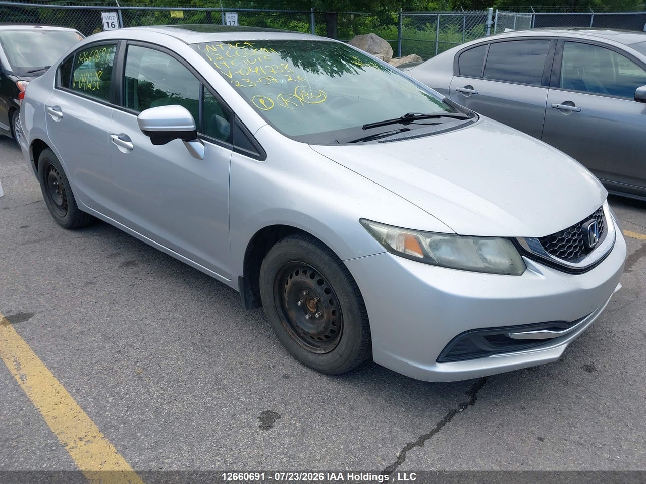 2HGFB2F56EH041238 · 2014 HONDA CIVIC EX