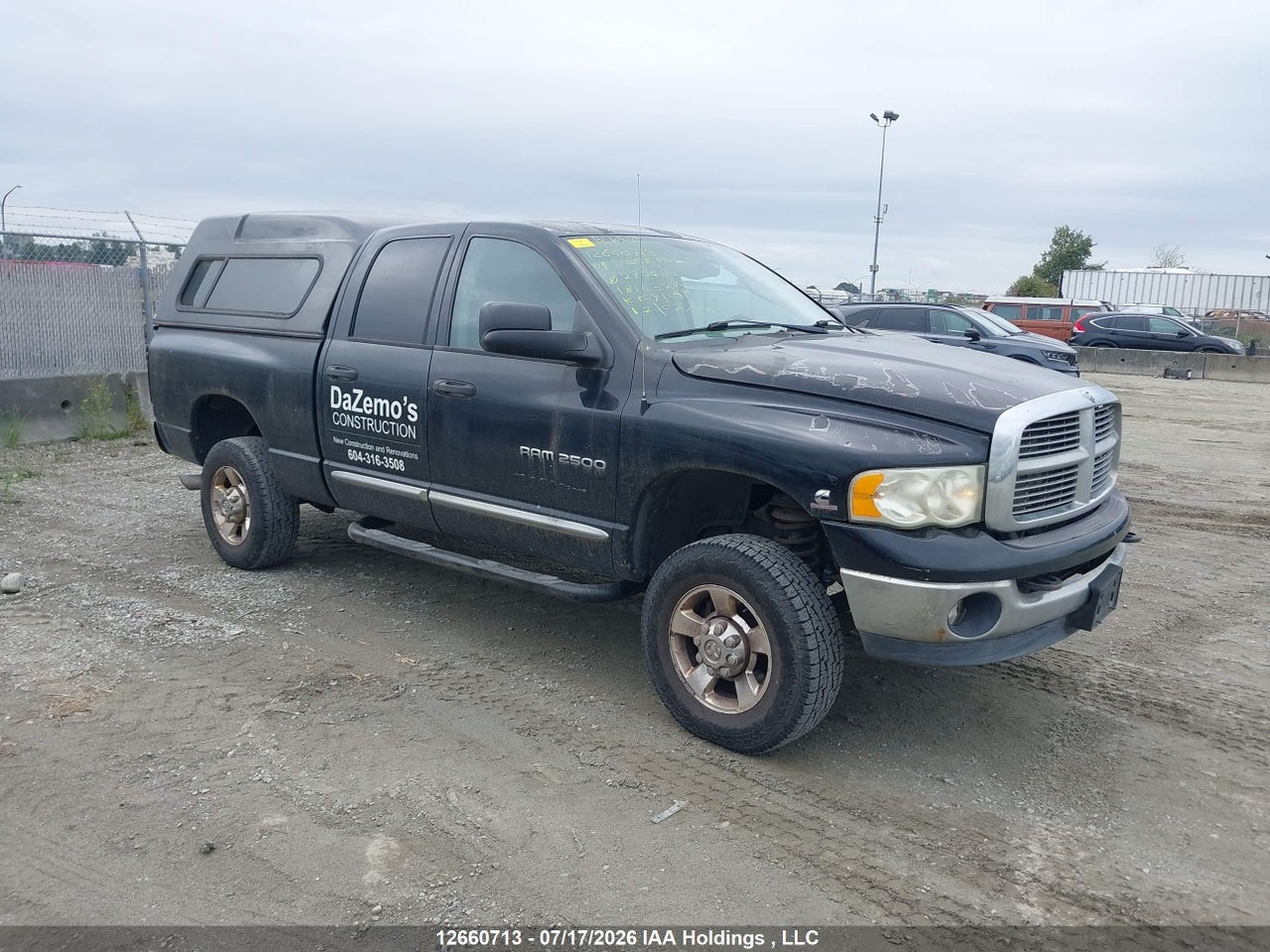 3D7KU28CX4G275485 · 2004 DODGE RAM 2500 ST/SLT