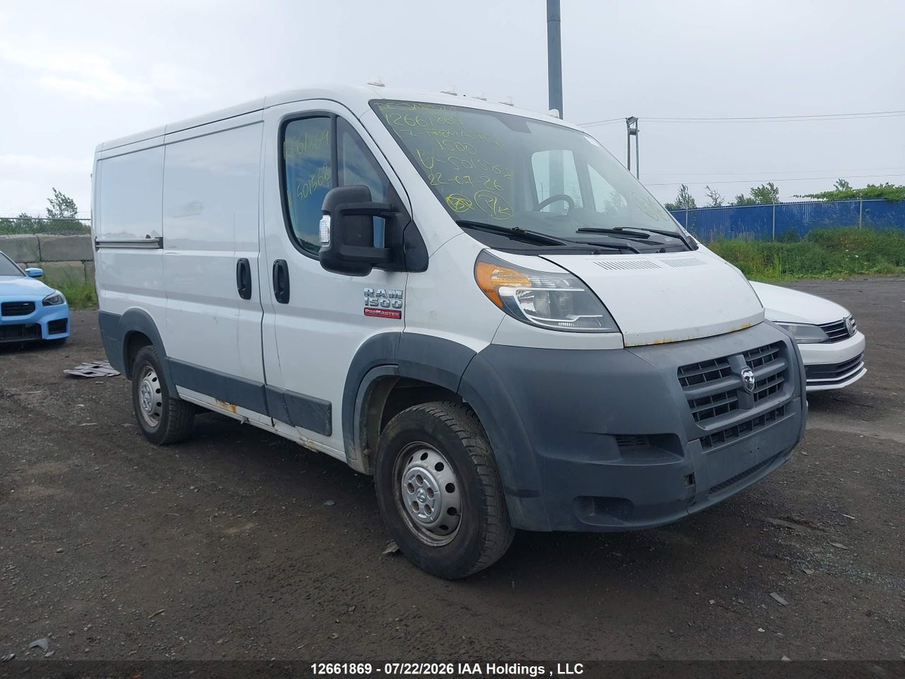 3C6TRVNG4HE501568 · 2017 RAM PROMASTER 1500 1500 STANDARD · 1/12