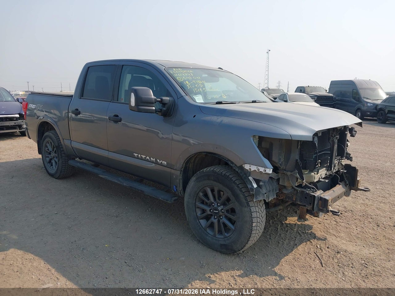 1N6AA1E52JN547042 · 2018 NISSAN TITAN PLATINUM/PRO-4X/S/SL MIDNIGHT EDITION/SV/SV MIDNIGHT EDITION