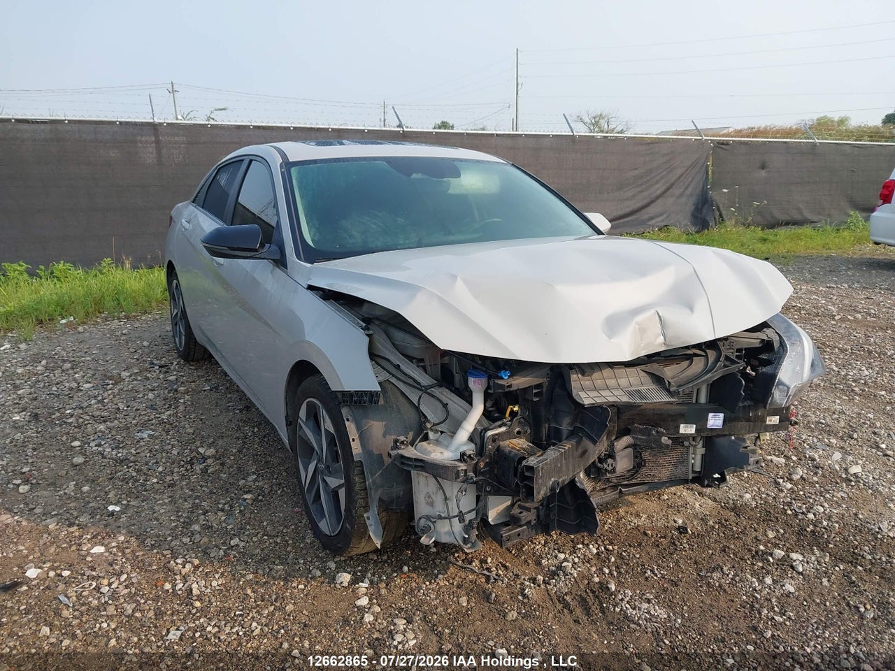 KMHLN4AJ1PU078122 · 2023 HYUNDAI ELANTRA HYBRID LUXURY · 1/12