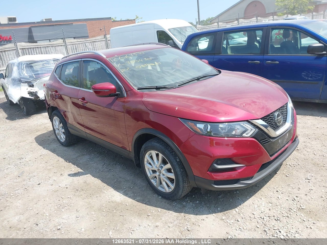 JN1BJ1BV3NW350430 · 2022 NISSAN QASHQAI SV · 1/12