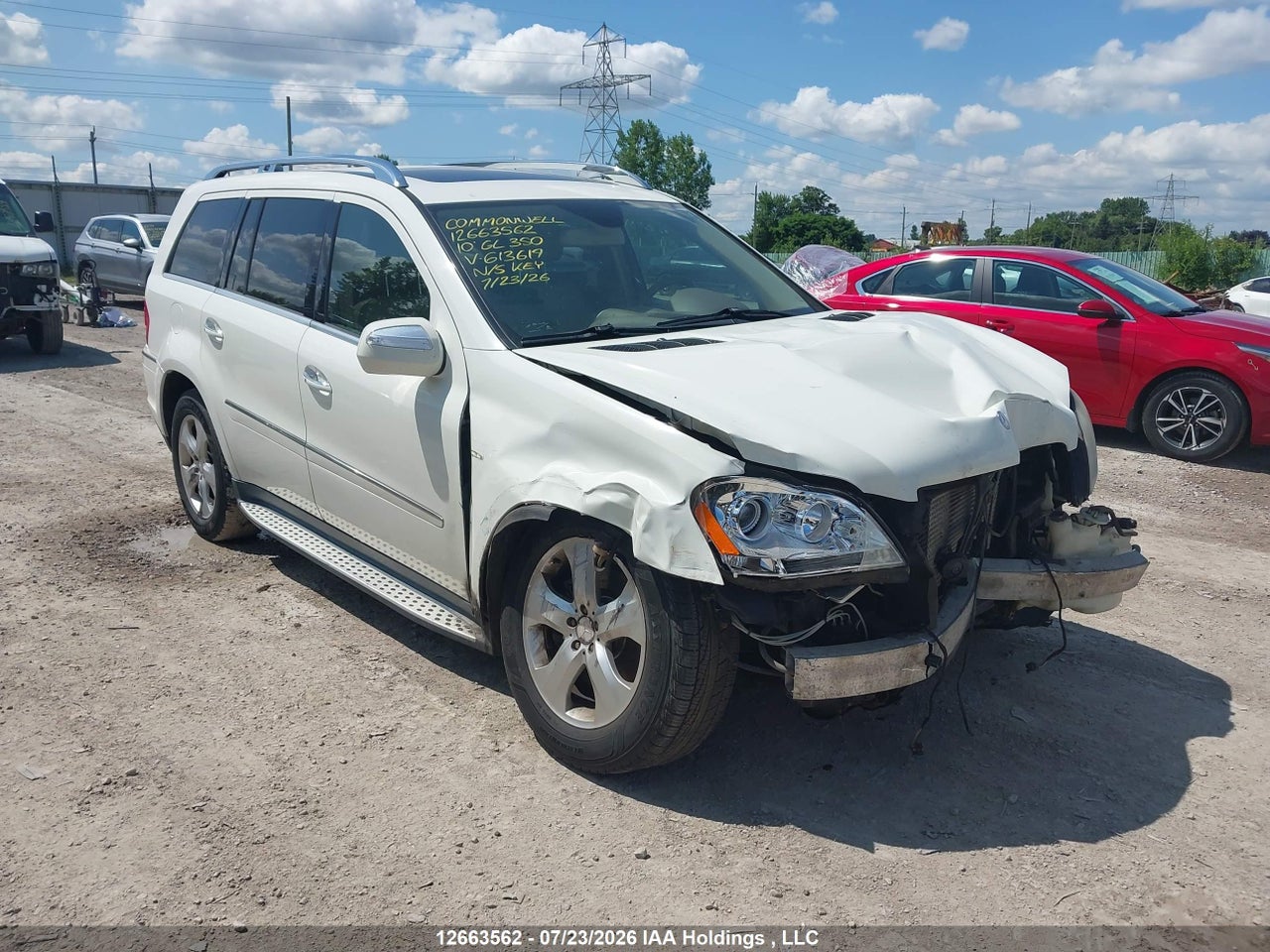 4JGBF2FE0AA613619 · 2010 MERCEDES BENZ GL 350 BLUETEC
