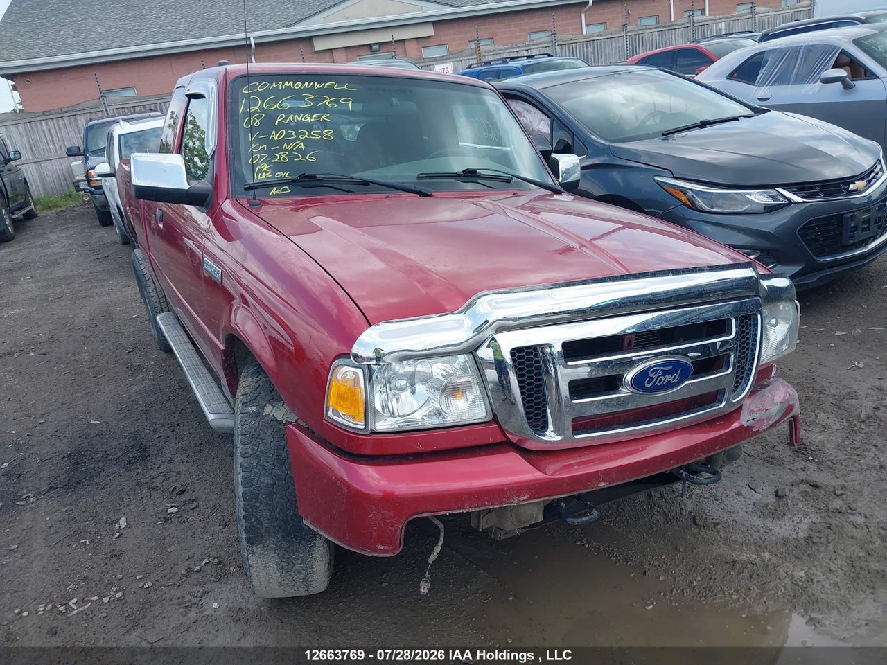 1FTZR45E38PA03258 · 2008 FORD RANGER XLT · 1/12