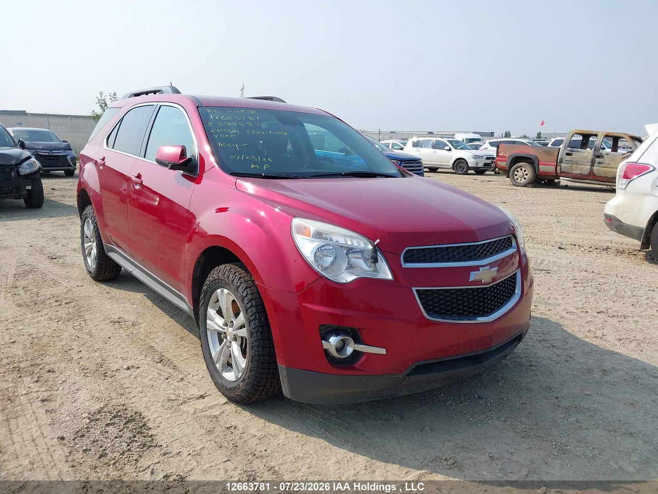 2GNFLGEK2F6297882 · 2015 CHEVROLET EQUINOX 2LT