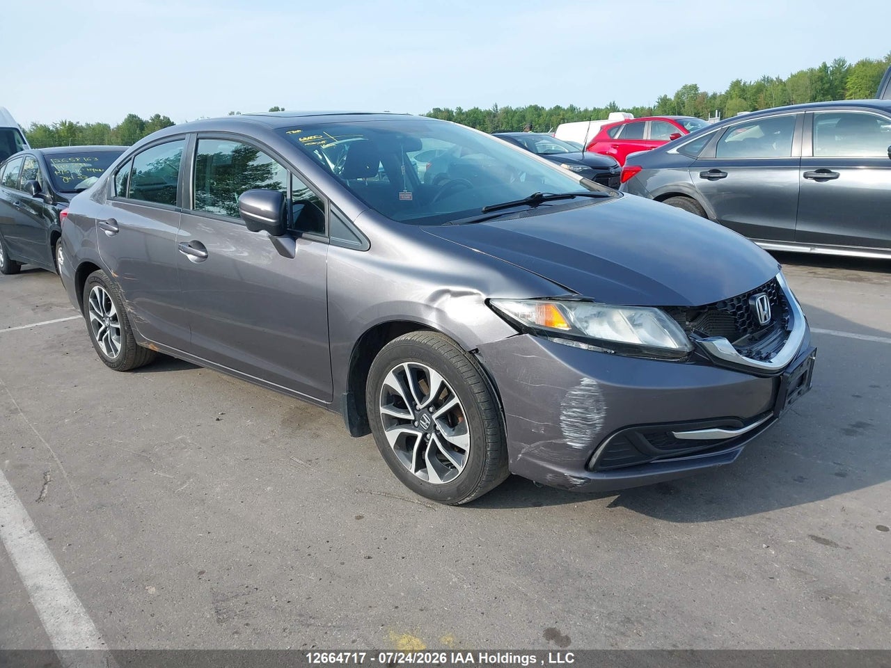 2HGFB2F52FH058488 · 2015 HONDA CIVIC EX · 1/12