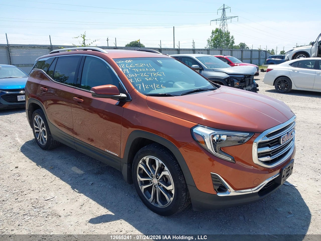 3GKALVEX3KL267867 · 2019 GMC TERRAIN SLT · 1/12