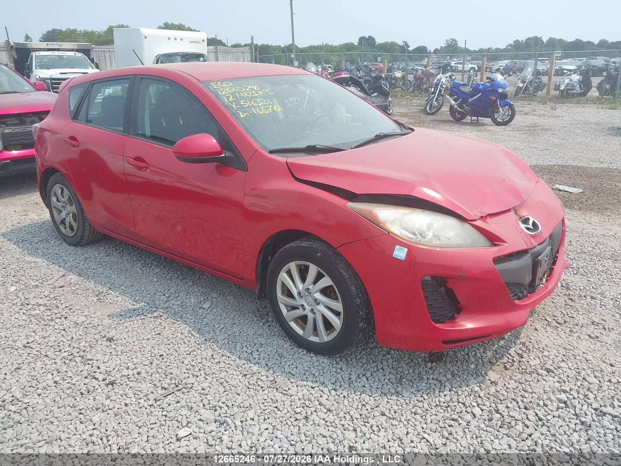 JM1BL1KF0C1516381 · 2012 MAZDA MAZDA3