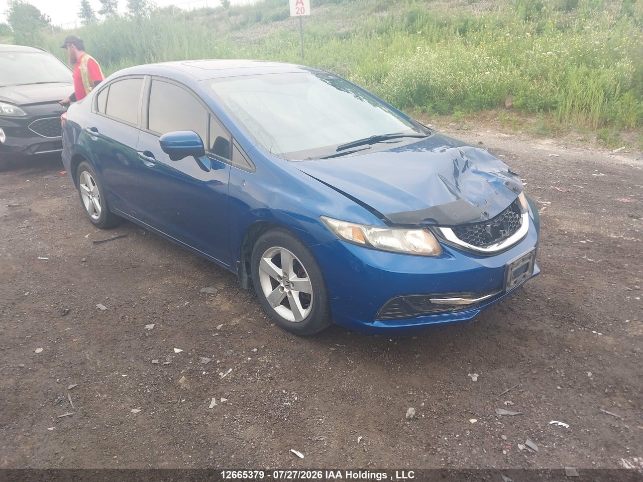 2HGFB2F56EH021748 · 2014 HONDA CIVIC EX · 1/12