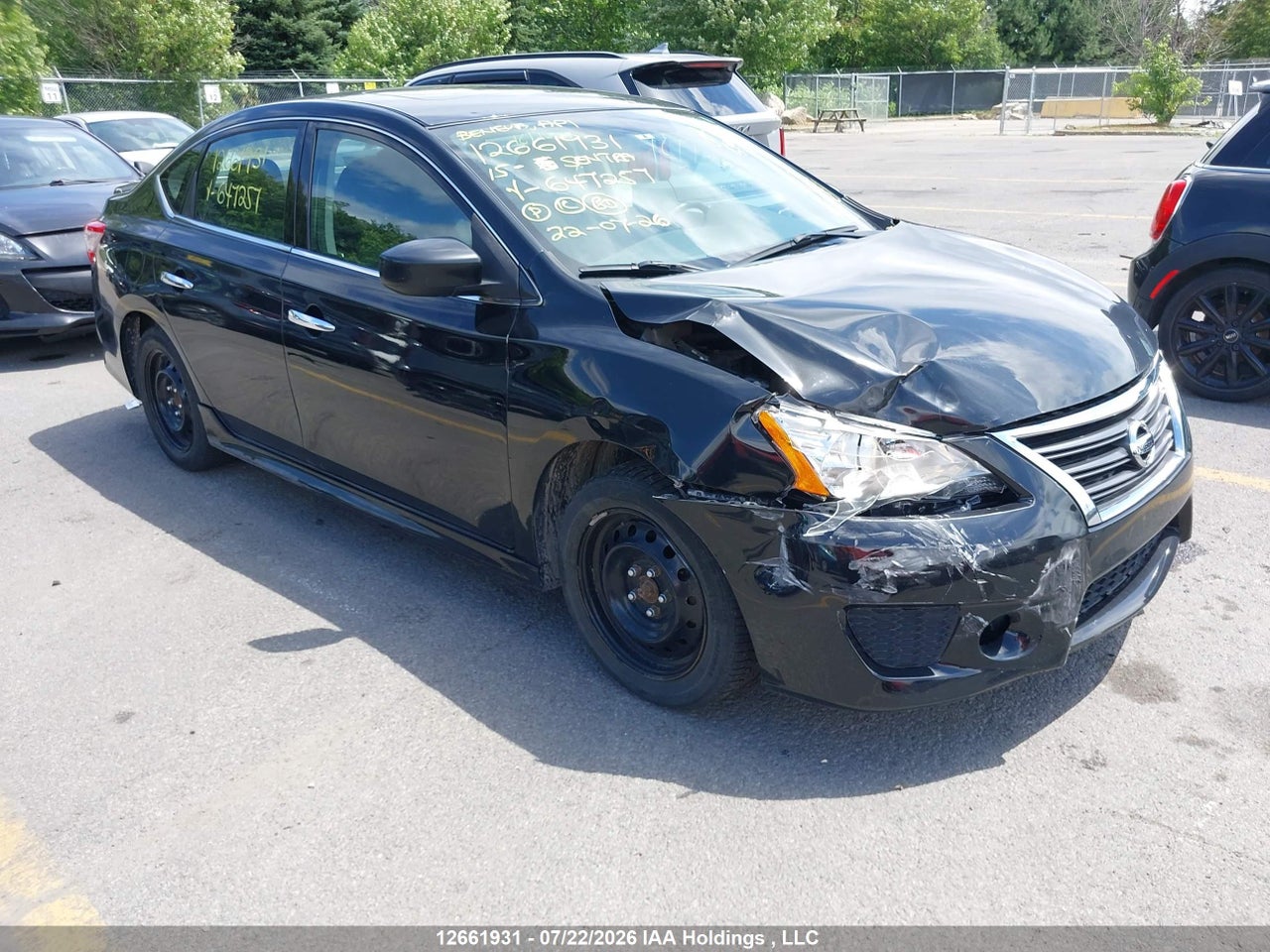 3N1AB7AP2FL647257 · 2015 NISSAN SENTRA 1.8 S/1.8 SL/1.8 SR/1.8 SV · 1/12