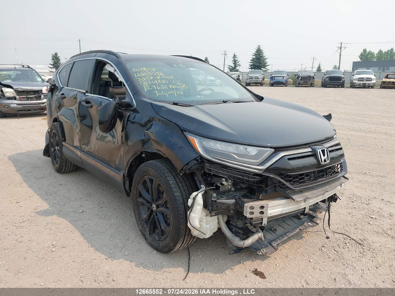 2HKRW2H98LH214830 · 2020 HONDA CR-V TOURING · 1/12