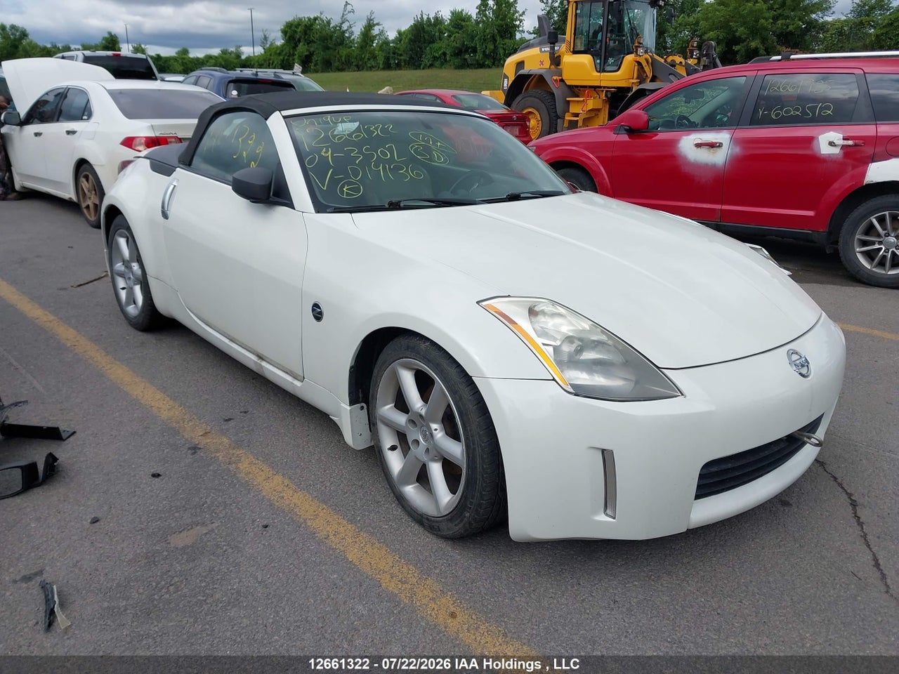 JN1AZ36A14T014136 · 2004 NISSAN 350Z ROADSTER