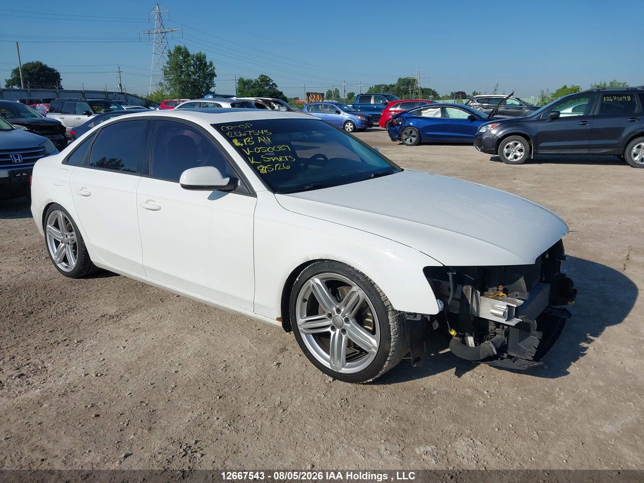 WAUBFCFL0DN050039 · 2013 AUDI A4 2.0T