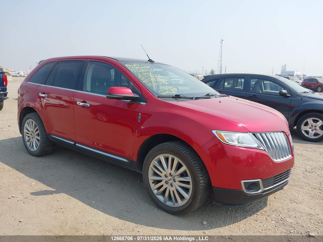 2LMDJ8JK2CBL13423 · 2012 LINCOLN MKX