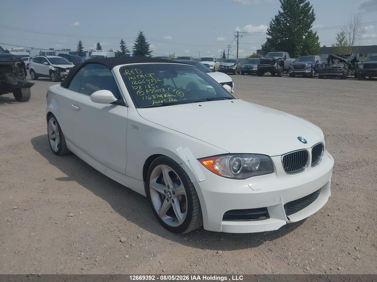 WBAUN93528VF55013 · 2008 BMW 135I