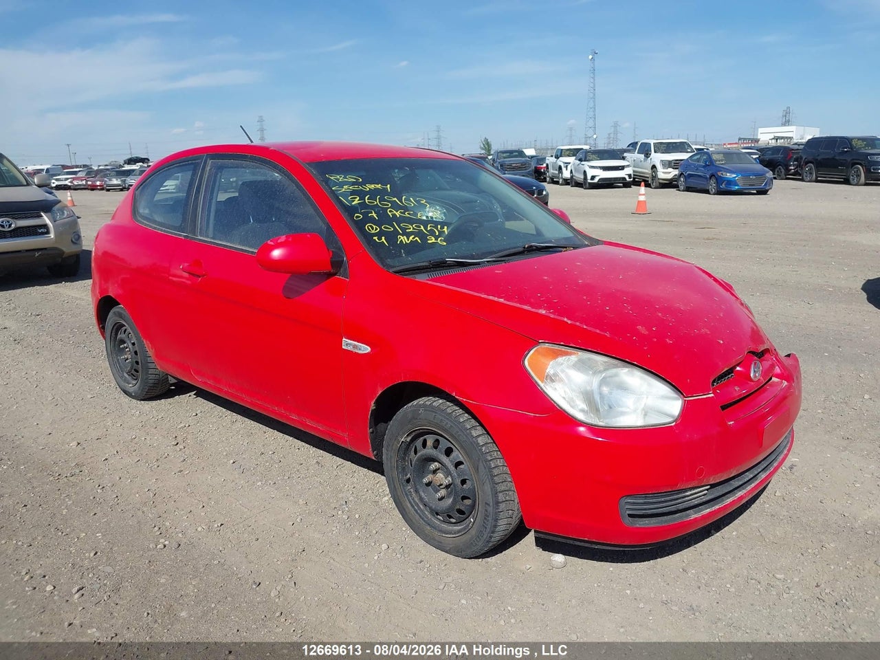 KMHCN35C57U012954 · 2007 HYUNDAI ACCENT GS/SR