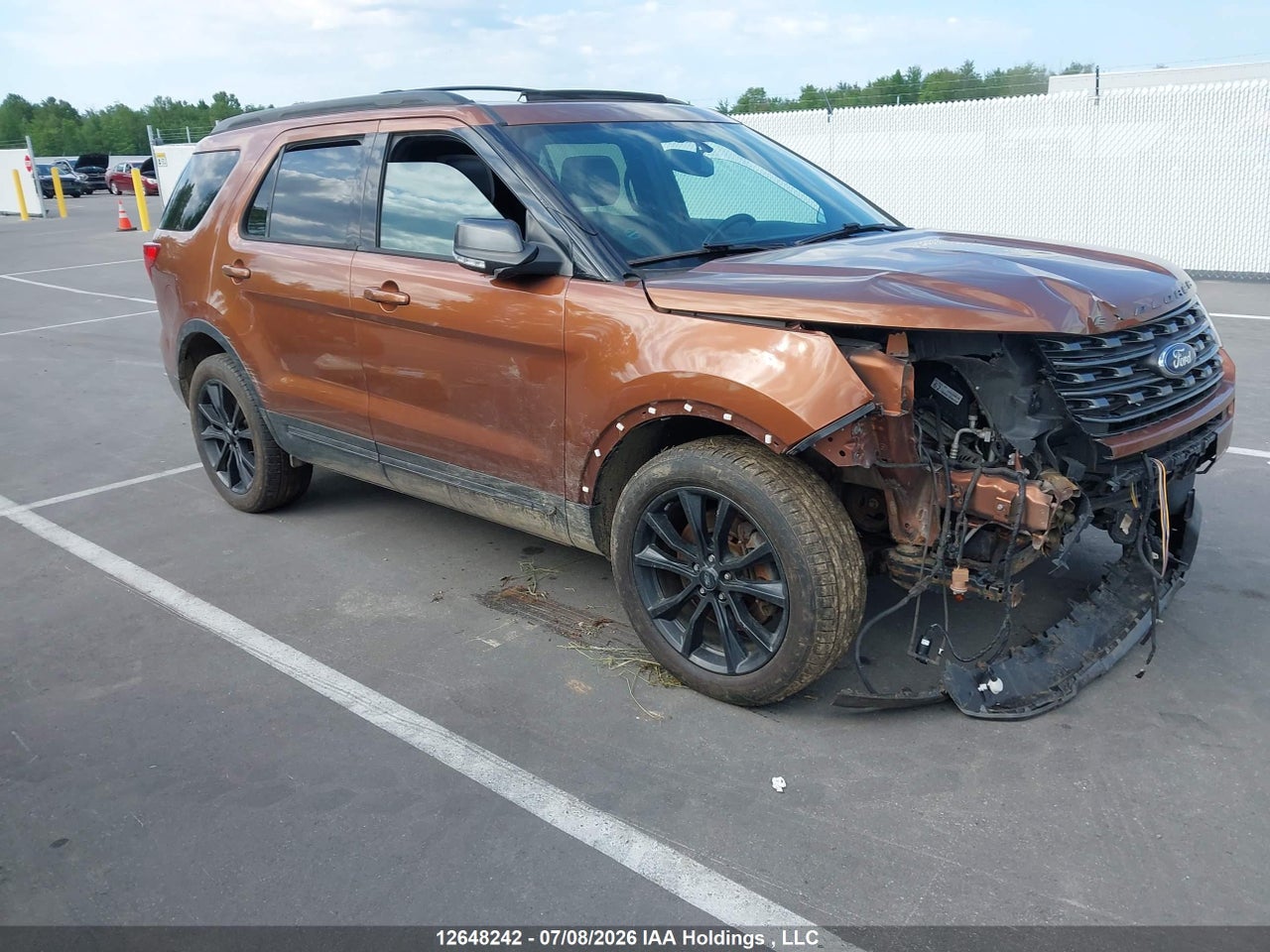 1FM5K8D86HGD60709 · 2017 FORD EXPLORER XLT
