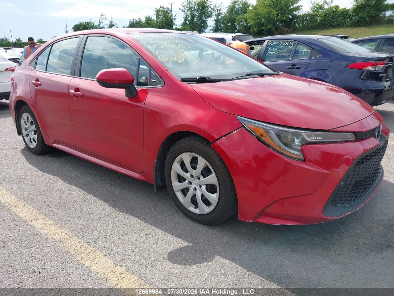 5YFBPMBE8MP244060 · 2021 TOYOTA COROLLA LE · 1/12